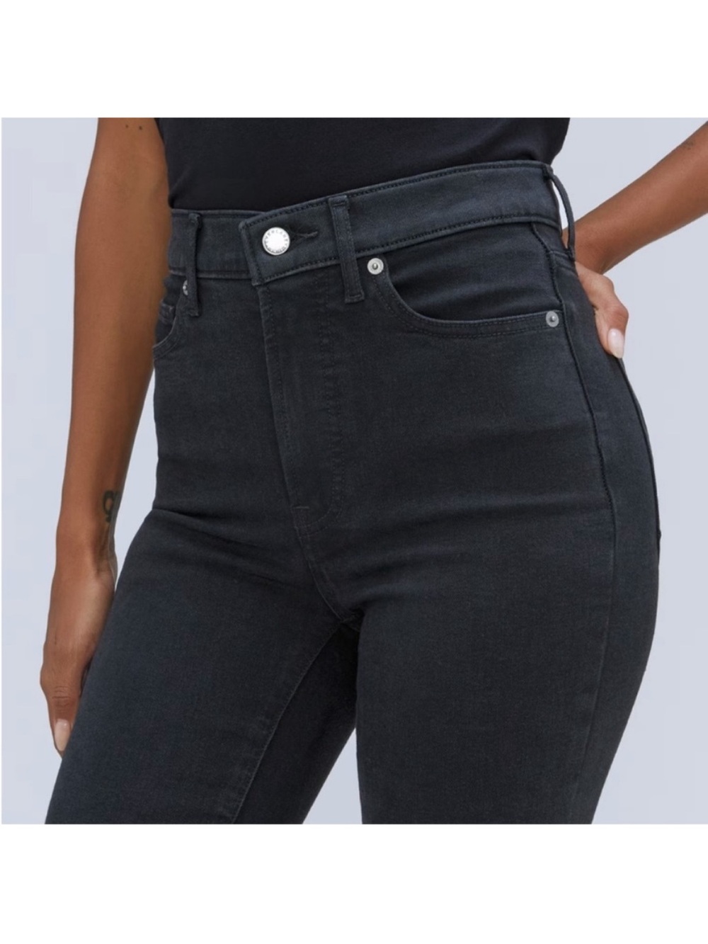 Everlane 31 Regular High-Rise Black Women's Jeans